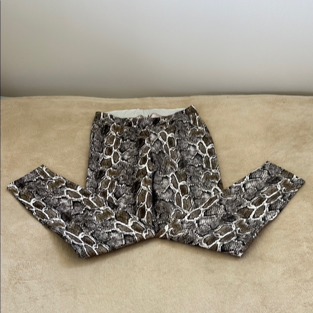 Women's Snake Print Skinny Pants